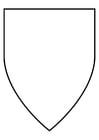 Coloring pages shield