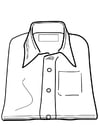 Coloring page shirt