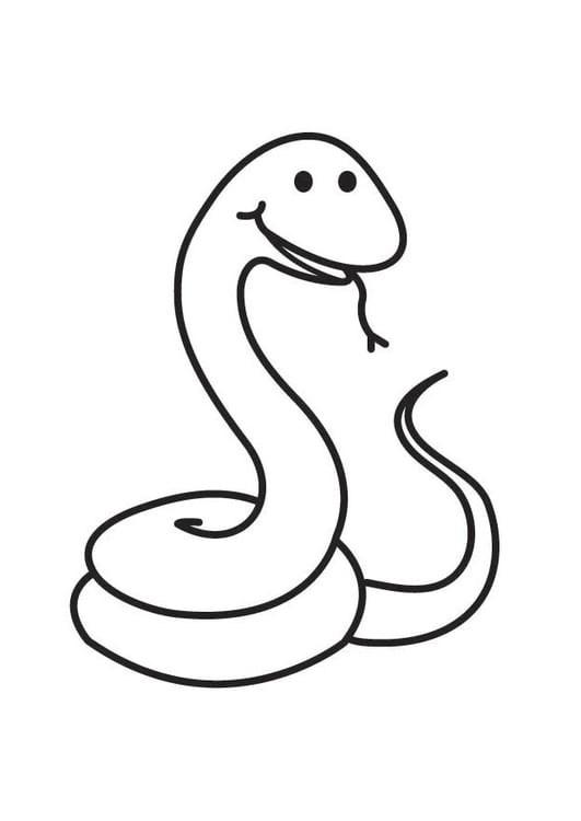 Coloring Page Snake   free printable coloring pages   Img 18149