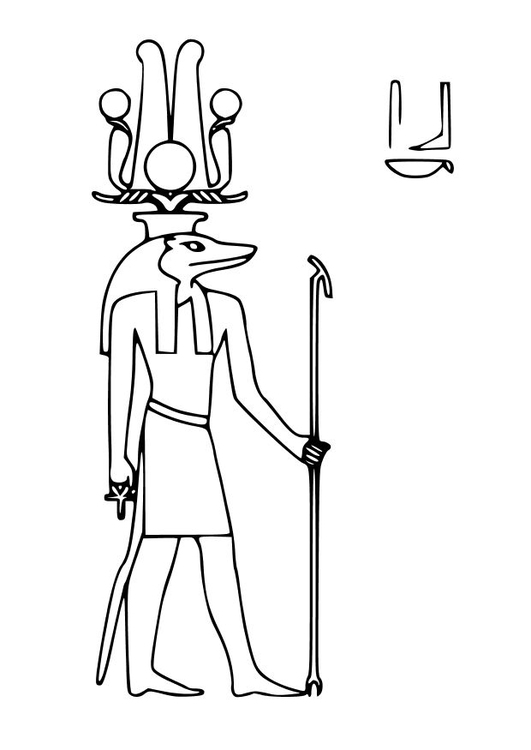 Coloring page Sobek