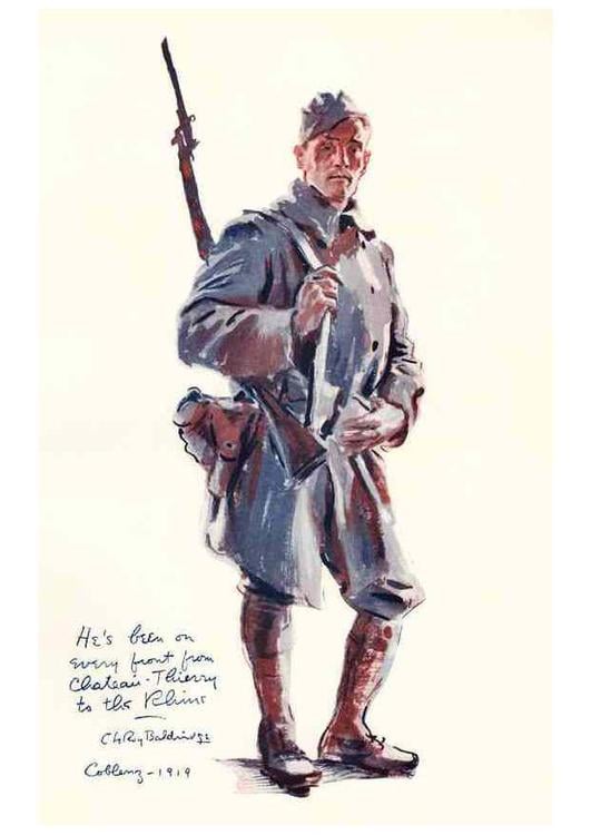 Soldier at the Front First World War