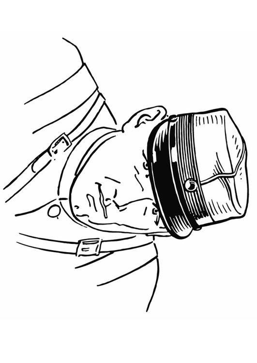 Soldier with cap