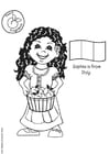 Coloring pages Sophia from Italy