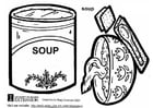 Coloring pages soup