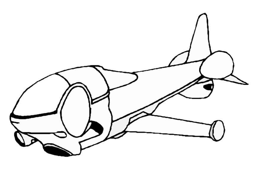 Coloring Page spaceship - free printable coloring pages - Img 8853
