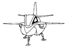 Coloring pages spaceship