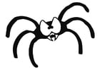 Coloring pages spider