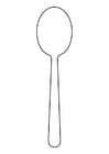 Coloring page spoon