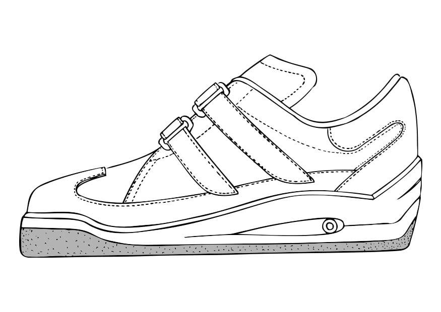 Coloring page Sports Shoe