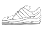 Coloring page Sports Shoe