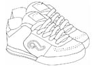 Coloring pages sports shoes