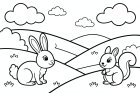 squirrel and rabbit