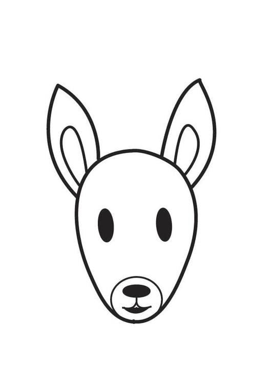 Coloring Page Squirrel Head - free printable coloring pages - Img 17544