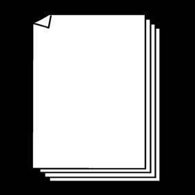 Coloring page stack of paper