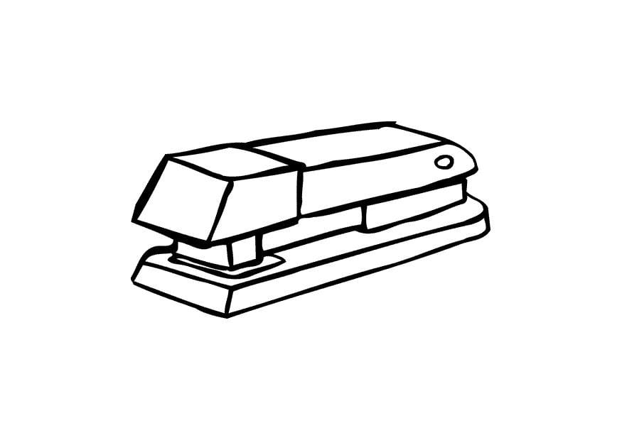 Coloring page stapler
