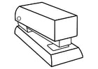 Coloring page stapler