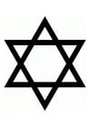 Coloring pages star of David