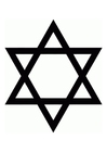 Coloring pages star of David