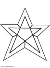 Coloring pages star