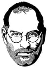 Coloring pages Steve Jobs