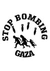 Coloring pages stop Gaza bombing