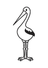 Coloring pages Stork