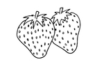 Coloring pages strawberry