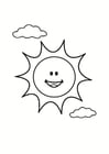 Coloring pages sun