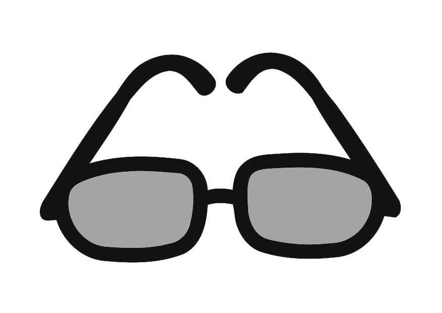 Download Coloring Page sunglasses - free printable coloring pages