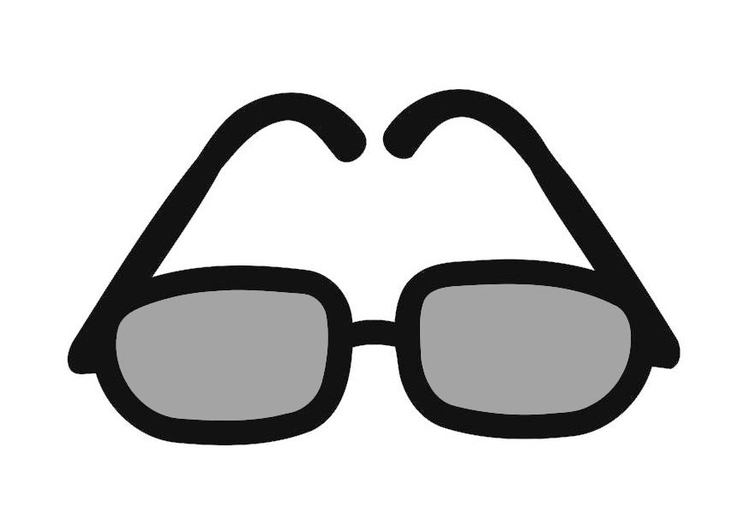 Download Coloring Page sunglasses - free printable coloring pages - Img 19415