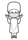Coloring pages surgeon