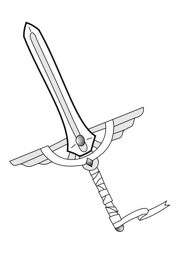 minecraft sword coloring pages