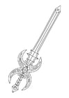 Coloring page sword