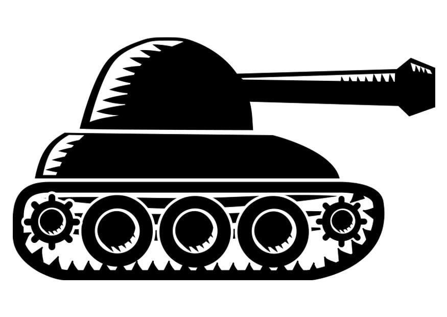 Coloring page tank