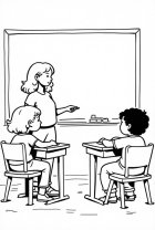 Teacher in the classroom
