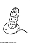 Coloring pages telephone