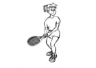 Coloring pages tennis