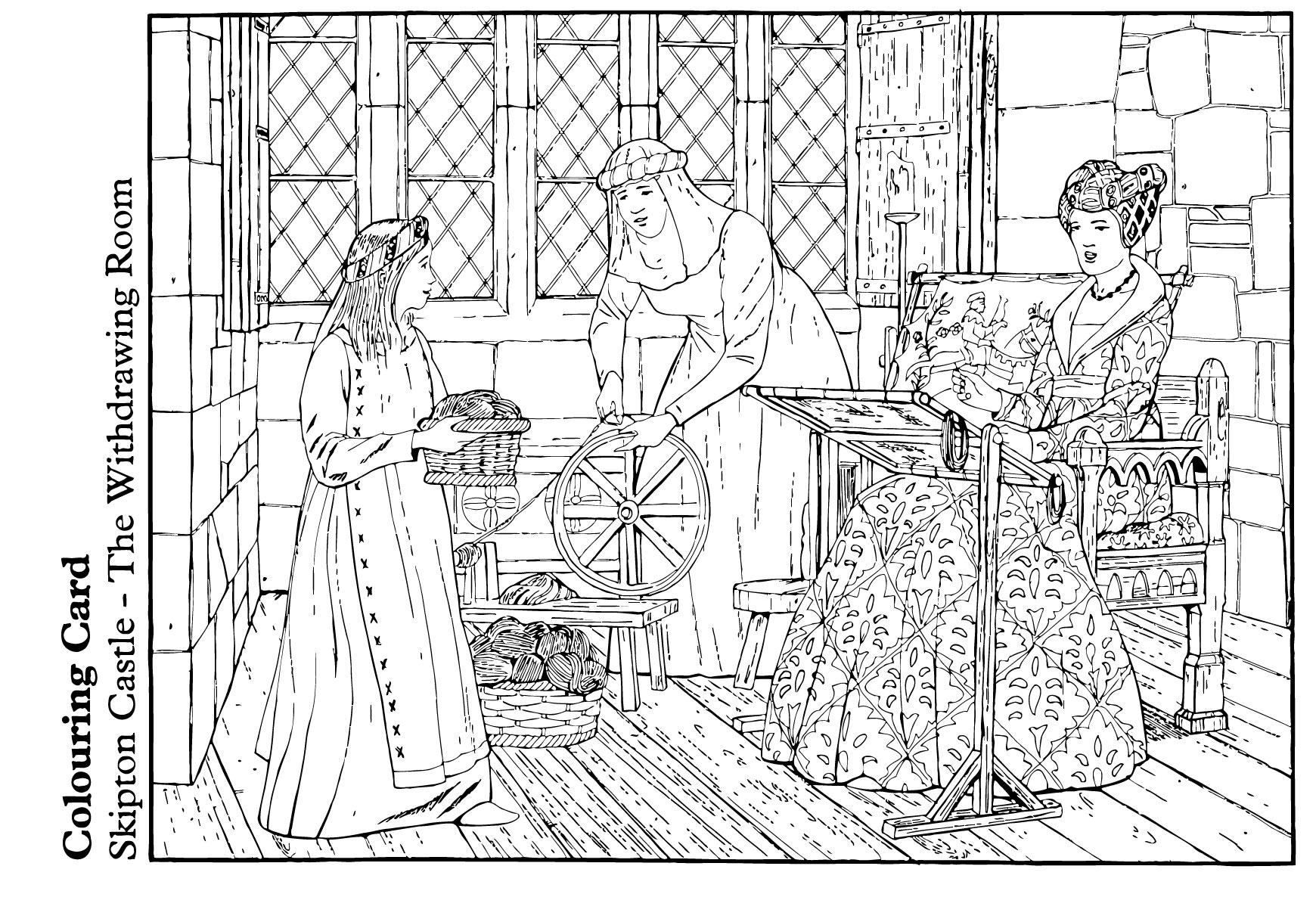Coloring page The Withdrawing Room