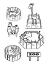 Coloring pages The Zoo