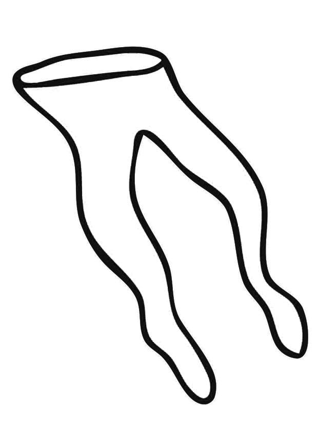 Coloring page tights