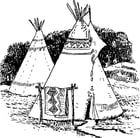 Coloring pages Tipi