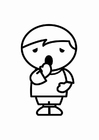 coloring-page tired