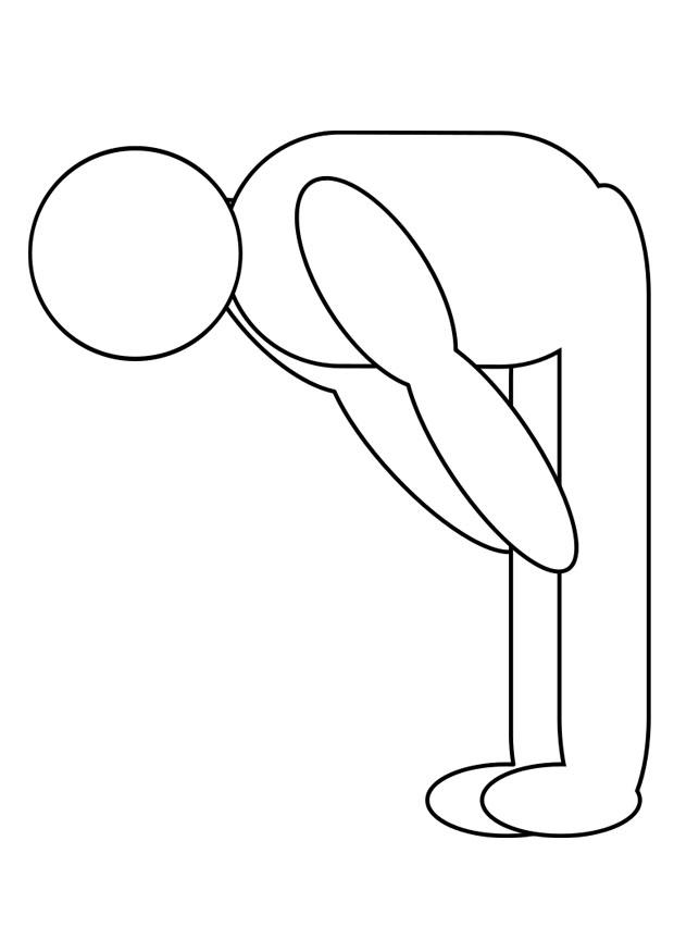 Coloring page to bow