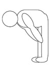 Coloring page to bow