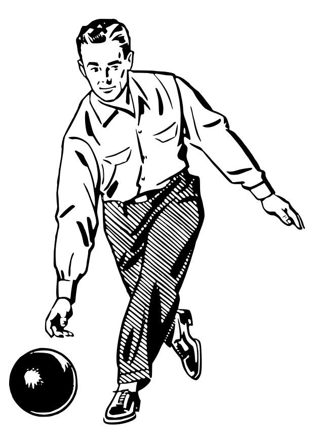 Coloring page to bowl