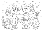 Coloring pages to celebrate Christmas