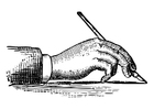 to hold a pen