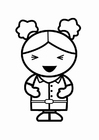 coloring-page to laugh