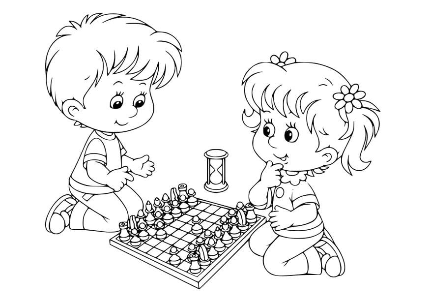 Printable Chess Pieces Coloring Pages - Free Printable Coloring Pages