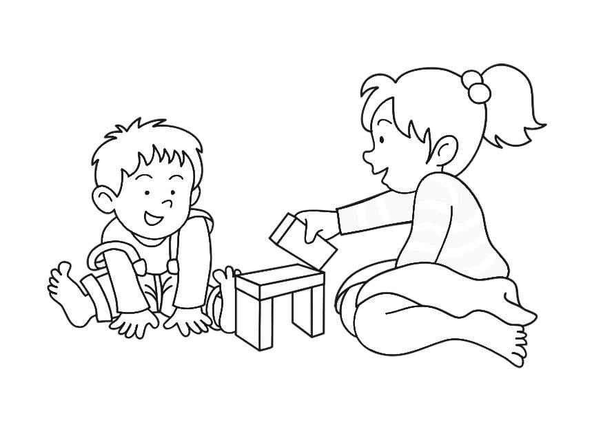 Coloring page to play